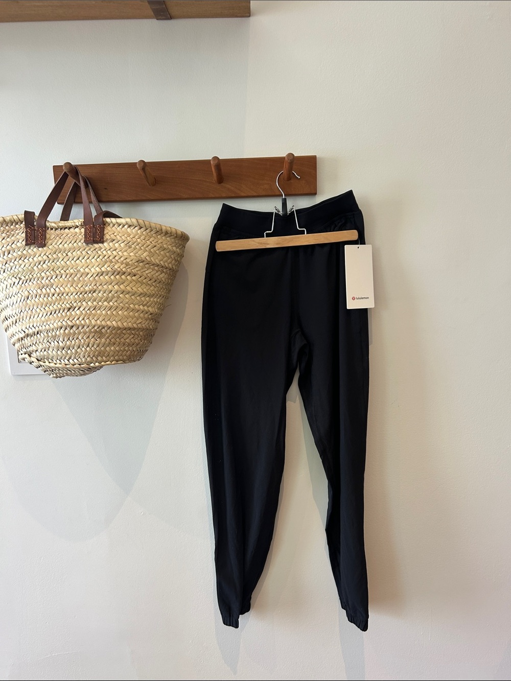 lululemon athletica Black High-Rise Track Joggers